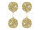 Serveta festive MFP Napkin P MES101221, 33x33 cm, 3-shtresore, ngjyrë ari