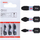 Set bitash kaçavide Bosch Impact Control, PH1 PH2 PH3, 25mm, 3 copë