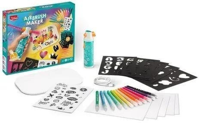 Set krijues me aerograf për kalamaj Maped Creativ Airbrush Maker, i kthen lapsat në spërkatës