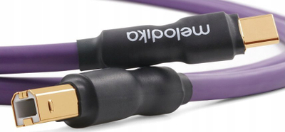 Kabllo USB C Melodika MDUCB70, 7m, kontakte ari 24K, e zezë