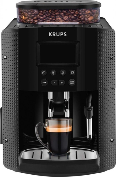 Makinë për espresso Krups Pisa EA8150, 1450 W, 15 bar, 1.7 l, e zezë