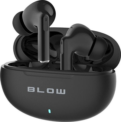 Kufje pa tel Blow Earbuds BTE600, Bluetooth 5.3, me kuti karikimi, të zeza