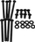 Set vida radiatorësh Singularity Computers Radiator Screw Kit, M3, 24 copë, të zeza