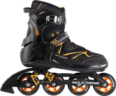 Patina inline Nils Extreme NA9022, rrota 80 mm, ABEC 9, e zezë, madhësia 41