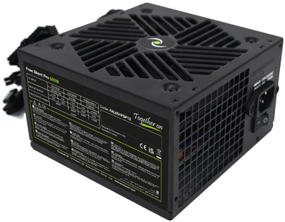 Burim rryme Tecnoware Free Silent PRO 650, 650W, me ventilator të qetë, i zi