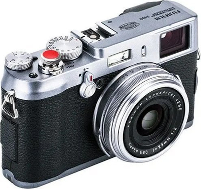 Buton shkrepjeje JJC SRB Deluxe Soft, metalik, i kuq me argjend
