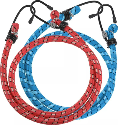 Shirit gome për bagazh Dedra N0403, 100 cm, set 2 copë, blu e kuqe