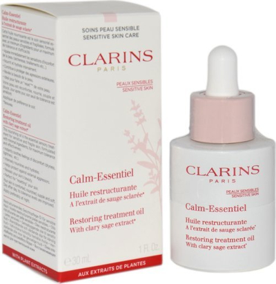 Vaj fytyre Clarins Calm Essentiel, 30 ml, për lëkurë të thatë edhe të ndjeshme
