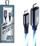 Kabllo karikimi Somostel PD, USB‑C në Lightning, 20W, 1m, me dritë blu LED