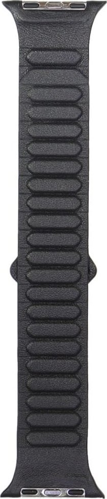 Ремче за паметен часовник со јаболко со логото на Ауди од природна кожа, 44/45/46/49 mm, природна кожа, црно