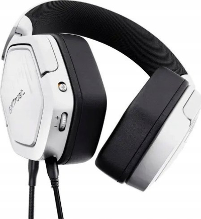 Geјмерски слушалки Trust GXT492W Carus, со кабел, 50mm, бели