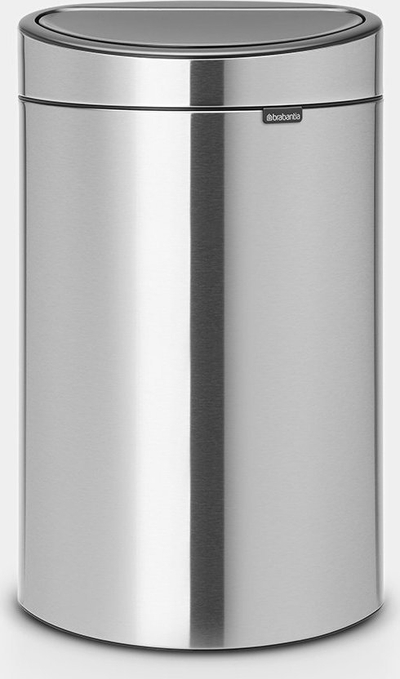 Kosh plehrash Brabantia Touch Bin New Recycle, 23+10L, çelik inox mat, argjendtë