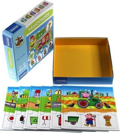 Puzzle edukativ Granna Game Cars