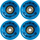 Rrota skateboard Enero Wheels, 60x45mm, set 4 copë, blu