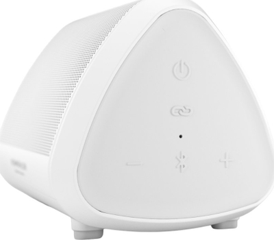 Boks Bluetooth Vonmählen Air Beats Mini, i vogël portativ, 13 orë bateri, i bardhë