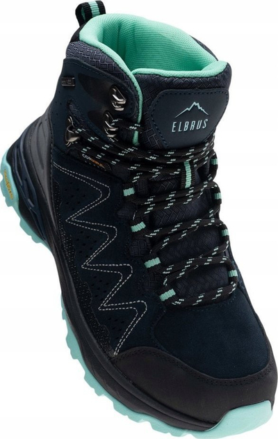 Këpucë trekingu Elbrus Eravica Mid WP GC, për goca, me membranë Waterproof, blu të errëta