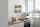 Raft muri Home24 Loft I, stil industrial, dru e hekur, kafe