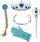 Set princeshe Swede Q3211, 5 pjesë, për kalamaj 3+, ngjyrë blu akulli