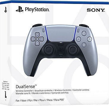 Контролер Sony DualSense, Безжичен, сребрен