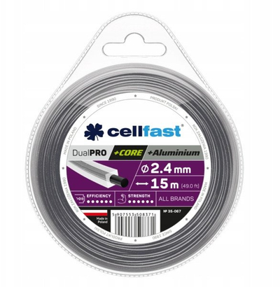 Fije trimeri Dual PRO, 2.4 mm, 15 m, katrore