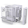 Kuti PC Lian Li LANCOOL 215 ARGB, mid tower, xham i temperuar, e bardhë