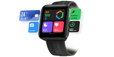 Ora inteligjente 70mai Maimo Watch Flow, ekran me prekje, Bluetooth, e zezë