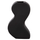 Dekor tavoline qeramike Sebor 13x6x22Hcm (HM4590.02), zezë