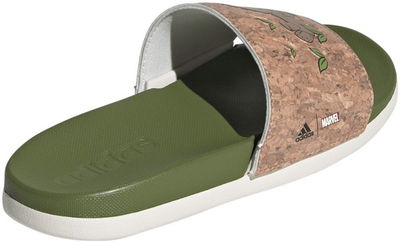 Shapka Adidas Adilette Comfort Jr ID8029, për kalamoj, jeshile