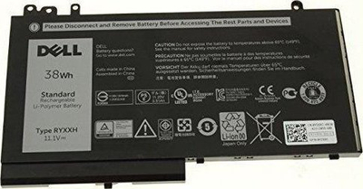 Батерија за лаптоп Dell, 38Wh, литиум-јонска, црна