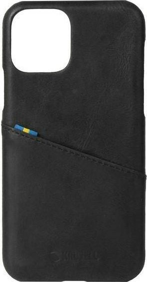 Husë telefoni Krusell Sunne Card Cover për iPhone 12 Pro Max 6.7", me xhep për kartë, e zezë