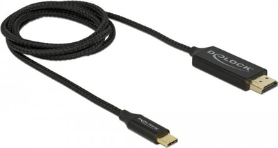 Kabllo adapter video DeLOCK 84904, USB Type C në HDMI, 1 m, 4K 60Hz, e zezë
