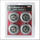 Rrota patinash Nils Extreme PU Wheels 70x24 mm, 82A, set me 4 rrota, transparente
