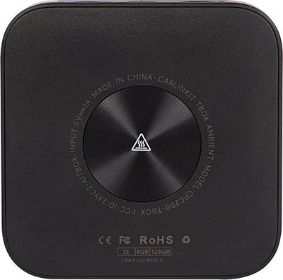 Adapter CarPlay CarlinKit AI Box Android 13 SDM660 6225, 8 bërthama, 64GB, i zi