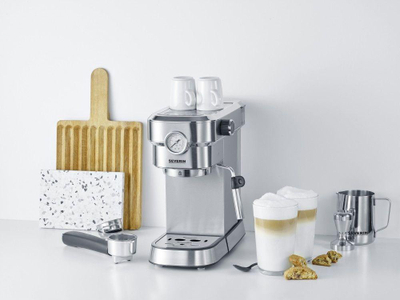 Makinë për kafe Severin KA 5995, 1350W, 1.1L, e argjendtë