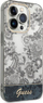 Maskë mbrojtëse Guess GUHCP14LHGPLHG për iPhone 14 Pro, 6.1", Porcelain Collection, gri e tejdukshme