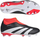 Këpucë futbolli për kalama Adidas Predator League LL FG, pa lidhëse, për fushë natyrale, të zeza me të kuqe