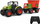 Traktor lodër me pult Kuroy, 2.4GHz, me rimorkio, jeshil