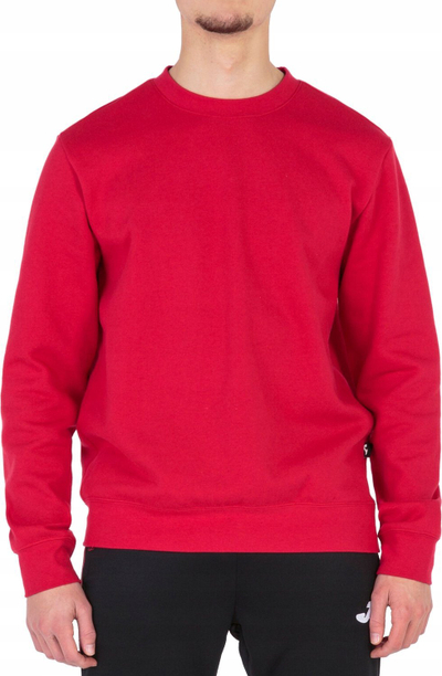 Bluza Joma Montana për burra, pambuk, fleece, e kuqe