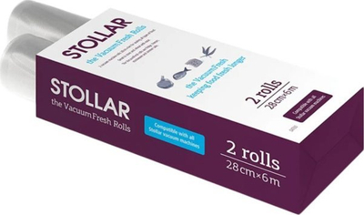 Rrotulla vakum Stollar VacuumFresh SAT65, 28cm x 6m, set 2 copë, transparente