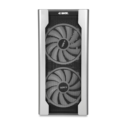 Kullë kompjuteri iBOX Chiron ZH68, ATX, xham i temperuar, e zezë