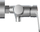 Bateri dushi Design Pico, njëfishe, krom, modeli 13214