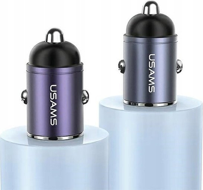 Karikues veture Usams C38, 30W PD QC, USB A USB C, vjollcë