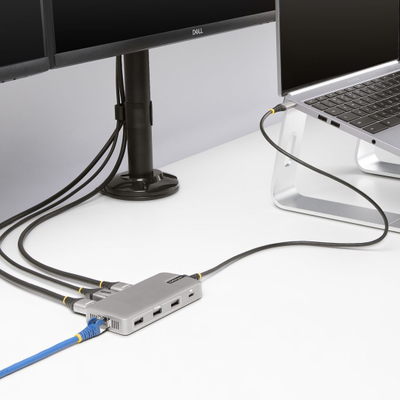 USB-C хаб StarTech 117B USBC MULTIPORT, 4K, 100W, сив