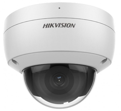 Kamerë dome Hikvision DS-2CD2166G2-ISU, 6MP, lente 2.8mm, e bardhë