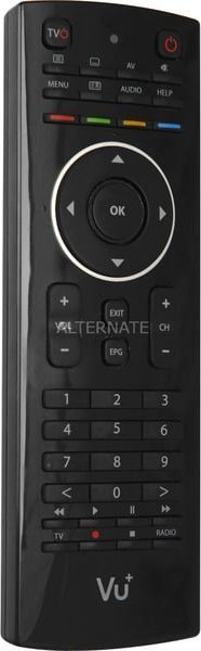 Telekomandë VU+ me tastierë QWERTY, për Ultimo Solo Duo, universale, e zezë