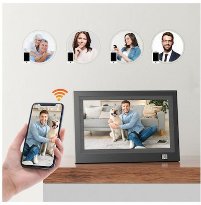 Kornizë digjitale Kodak RWF-116B, 11.6", Full HD, Wi-Fi, e zezë