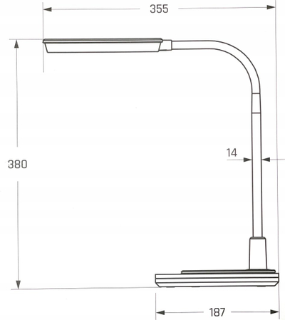 Сет 2x ламба за маса LED Maxcom ML3100 Porto, бежично полнење 10W, бела