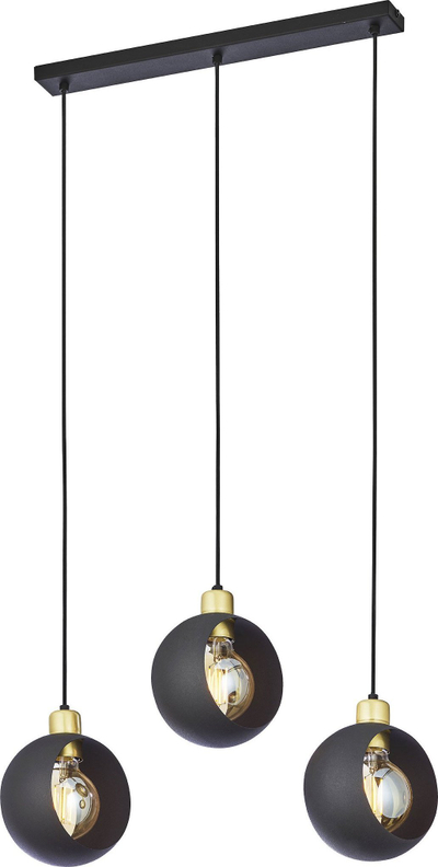 Llambadar i varur Adviti Jala 3P AD LD 6226BE27M, 3xE27, 3x15W maksimum, i zi