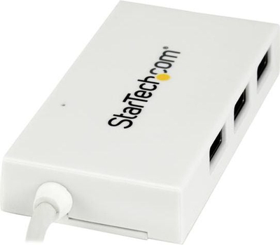Hub USB C StarTech HB30C3A1CFBW, 4 porta, 5Gbps, i bardhë