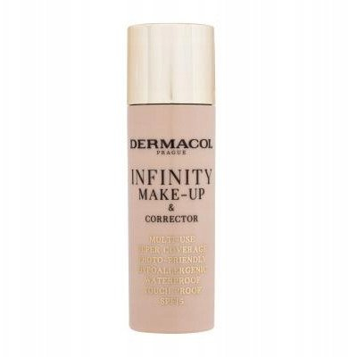 Fondatinë Dermacol Infinity, mbulim i fortë, waterproof, 20g, nuanca 01 Fair